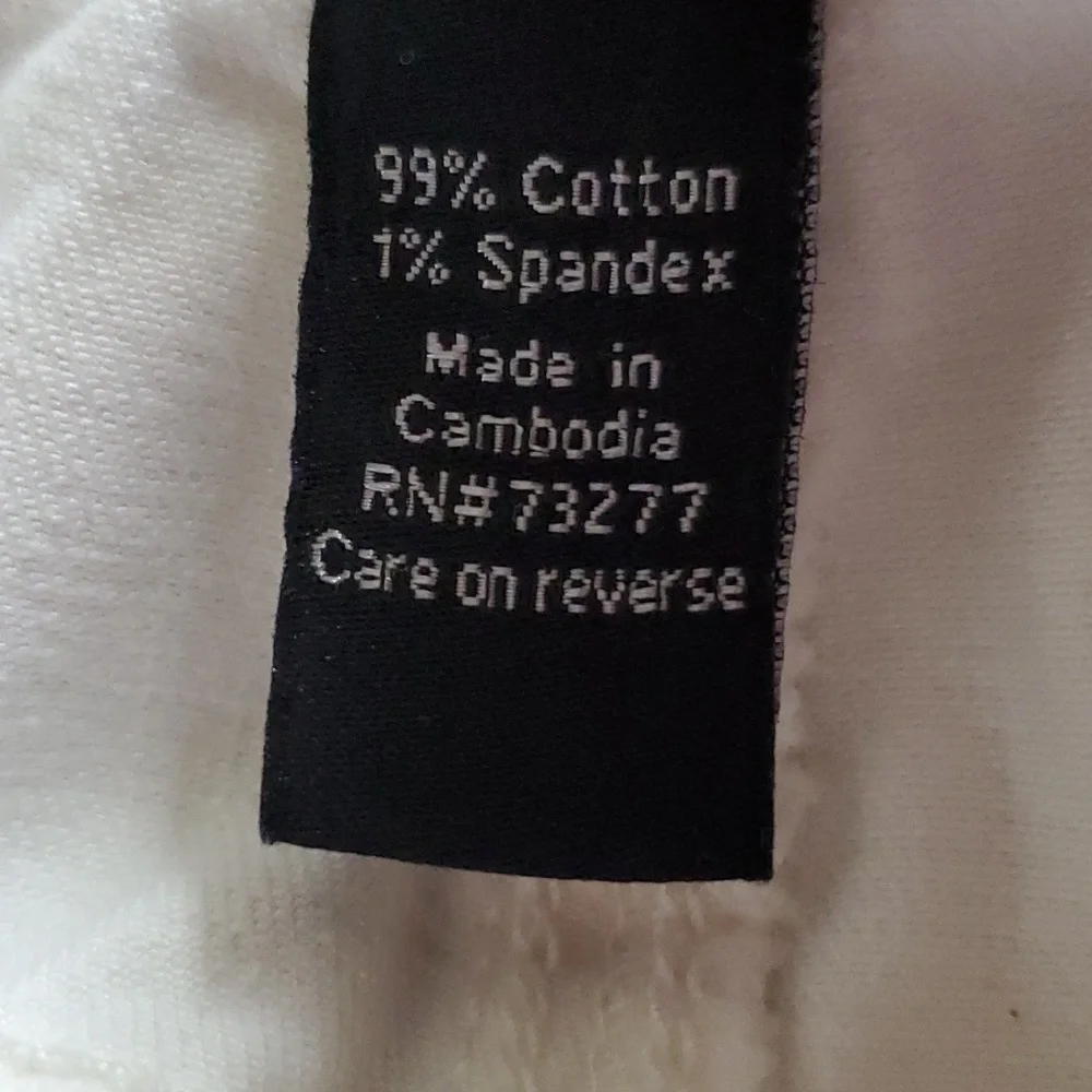 Apt. 9 Cropped Flare Women's White Jean Pants - Size 24W - Picture 10 of 10